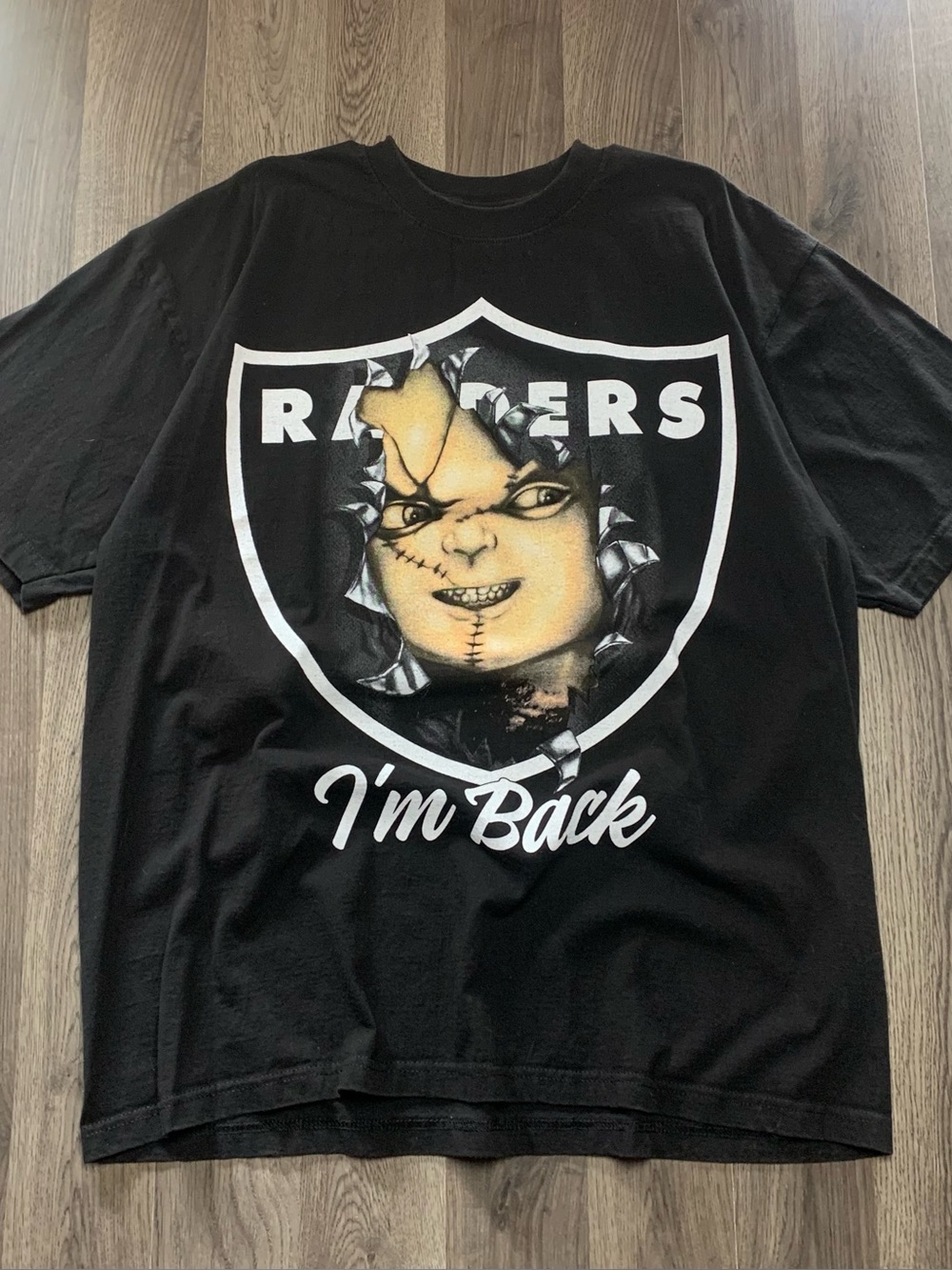Vintage 2000s Chucky I’m Back Raiders Shirt Men’s Size 2XL